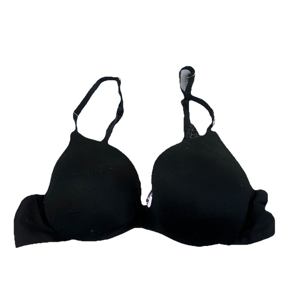 Victoria's Secret Women Bra 32 B Black Incredible By Perfect Shape Underwire
